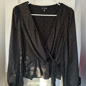 Lucy Paris polka dot blouse